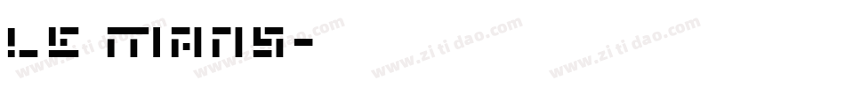 le mans字体转换